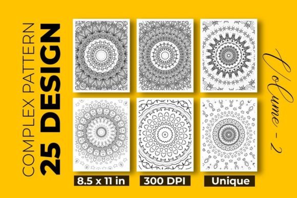 Download Pattern Coloring Pages for Adults V -02 - Pages Collection