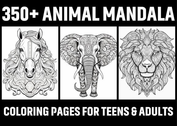 Download 350+ Animal Mandala Coloring Pages - Pages Collection