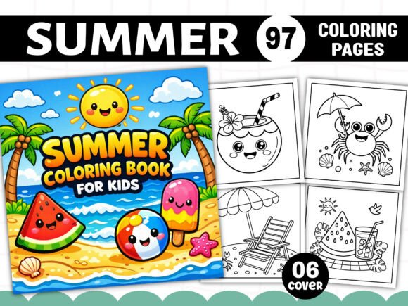 Download SUMMER COLORING PAGES for KIDS - Pages Collection