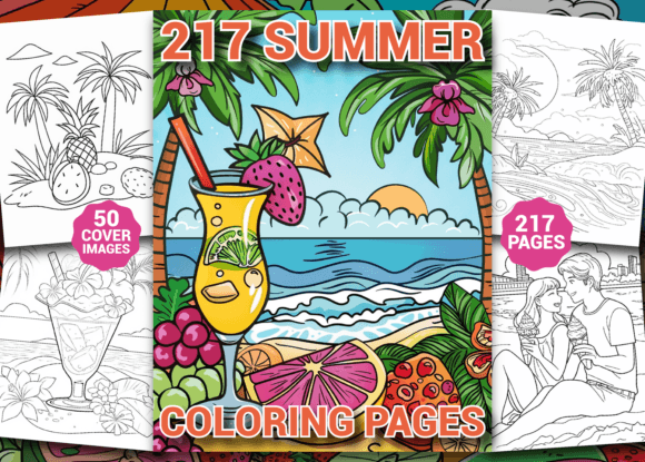 Download 217 Summer Coloring Pages for Adults - Pages Collection