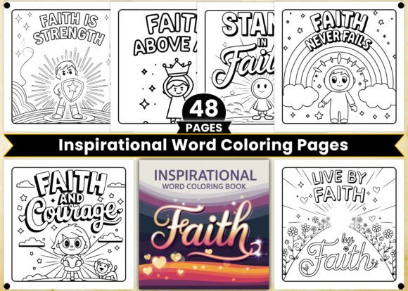 Download Faith Inspirational Word Coloring Pages - Pages Collection