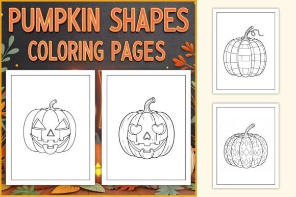 Download Pumpkin Shapes Coloring Pages - Pages Collection