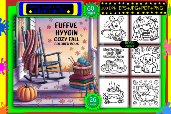 Download 🌰 Fluffy Hygge Cozy Fall Coloring Pages - Pages Collection