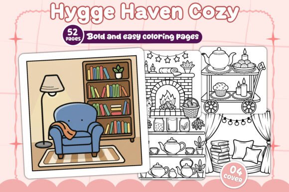 Download Hygge Haven Cozy Coloring Pages - Pages Collection