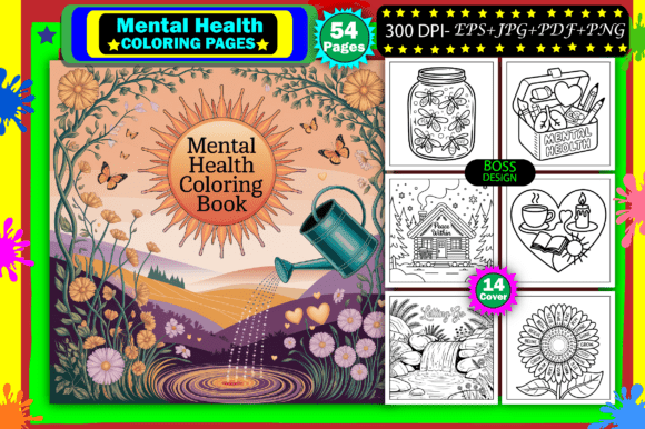 Download Mental Health Coloring Pages for Adults - Pages Collection