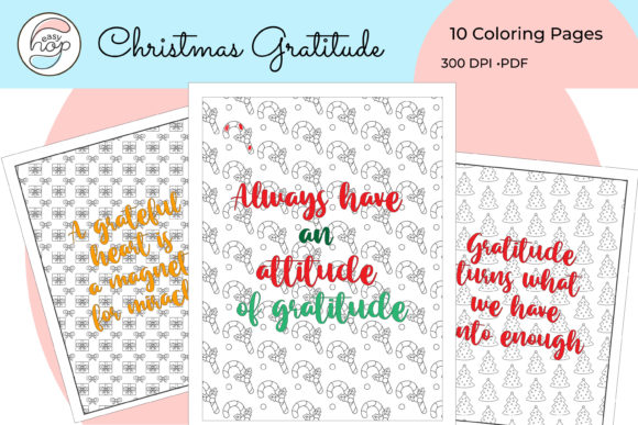 Download Christmas Gratitude Coloring Pages - Pages Collection