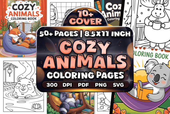 Download 50+ Cozy Animals Coloring Pages - Pages Collection
