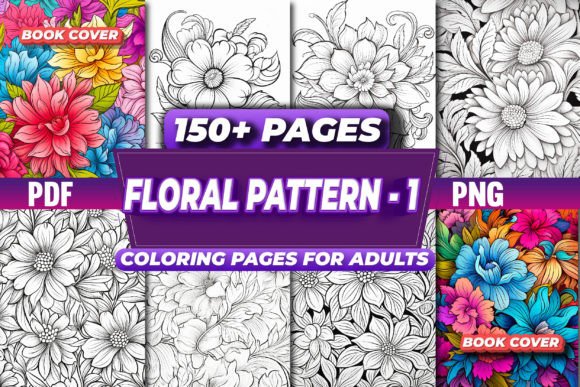 Download Flowers Pattern Coloring Pages 1 - Pages Collection
