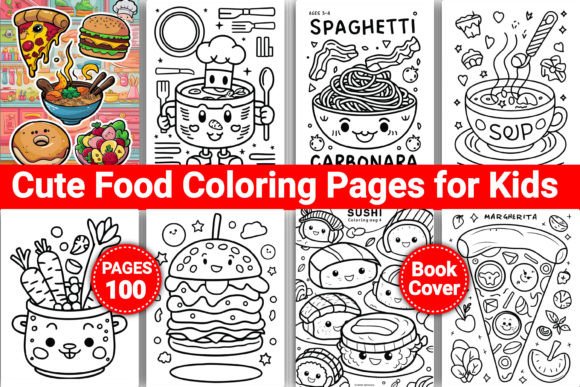 Download Cute Food Coloring Pages for Kids - Pages Collection