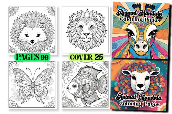 Download Bold Easy Animal Mandala Coloring Pages - Pages Collection