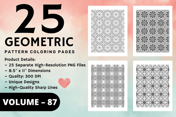 Download Adult Geometric Pattern Coloring Pages - Pages Collection