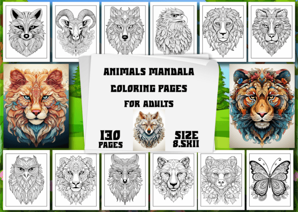 Download Animals Mandala Coloring Pages for Adult - Pages Collection