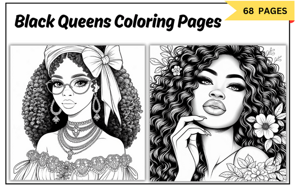 Download Black Queens Coloring Pages - Pages Collection