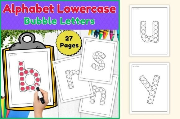 Download Lowercase Bubble Letters Worksheets - Worksheets Collection