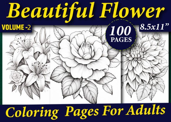Download 100+ Beautiful Flower Coloring Pages - Pages Collection