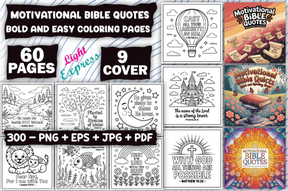 Download Motivational Bible Quotes Coloring Pages - Pages Collection