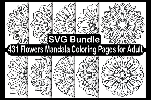 Download Flowers Mandala Coloring Pages for Adult - Pages Collection