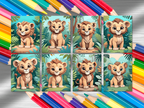 Download Jungle Lion Fun Coloring Pages - Pages Collection