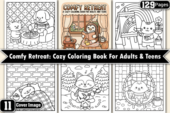 Download Comfy Retreat Cozy Coloring Pages - Pages Collection