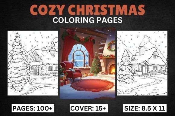 Download Bold Easy Cozy Christmas Coloring Pages - Pages Collection