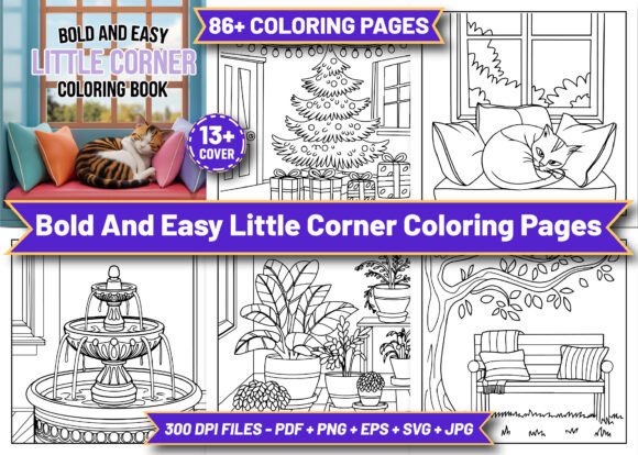 Download Bold Easy Little Corner Coloring Pages - Pages Collection