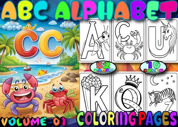 Download ABC Alphabet Coloring Pages for Kids - Pages Collection