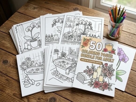 Download 50 Relaxing Spa Coloring Pages for Adult - Pages Collection
