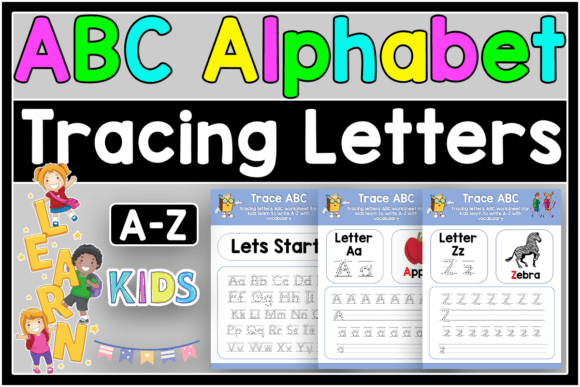 Download Letters Tracing Alphabet Worksheets V.2 - Worksheets Collection
