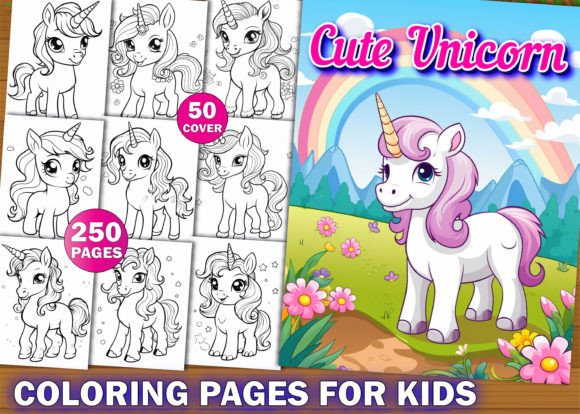 Download 250 Unicorn Coloring Pages for Kids - Pages Collection