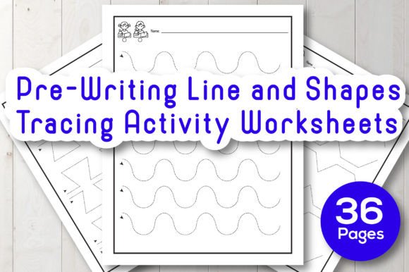 Download PreK Line and Shapes Tracing Worksheets - Worksheets Collection
