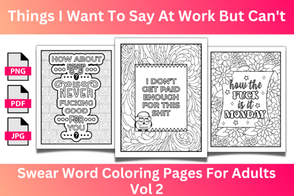 Download Swear Word Coloring Pages for Adults - Pages Collection