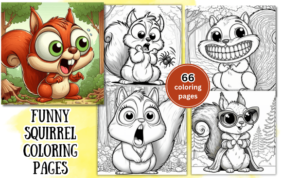 Download Funny Squirrel Coloring Pages - Pages Collection