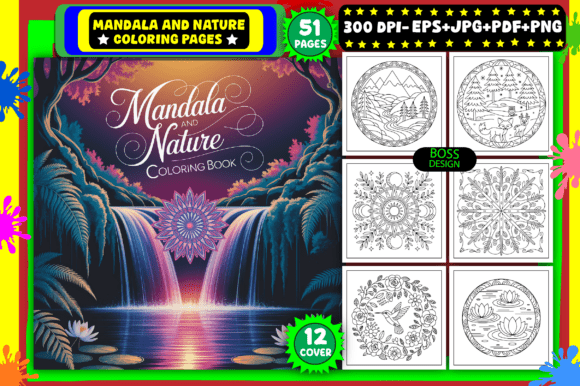Download 🌿 Mandala and Nature Coloring Pages - Pages Collection