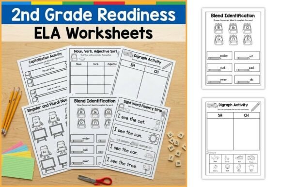 Download 2nd Grade Readiness ELA Worksheets - Worksheets Collection