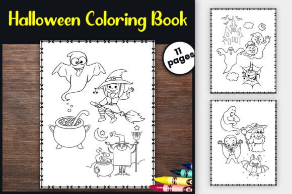 Download Halloween Coloring Book:10 Spooky Pages - Pages Collection