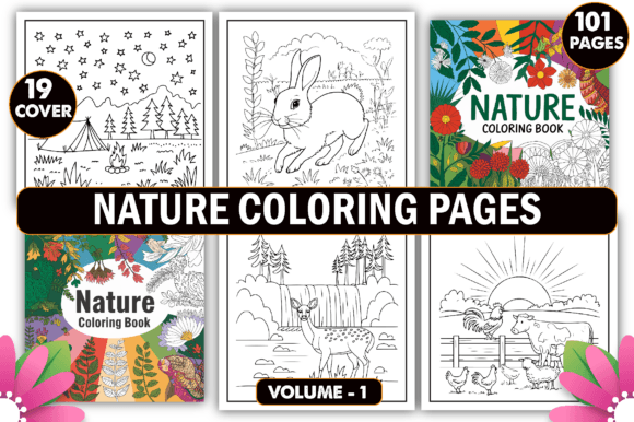 Download Nature Coloring Pages for Adults - Pages Collection