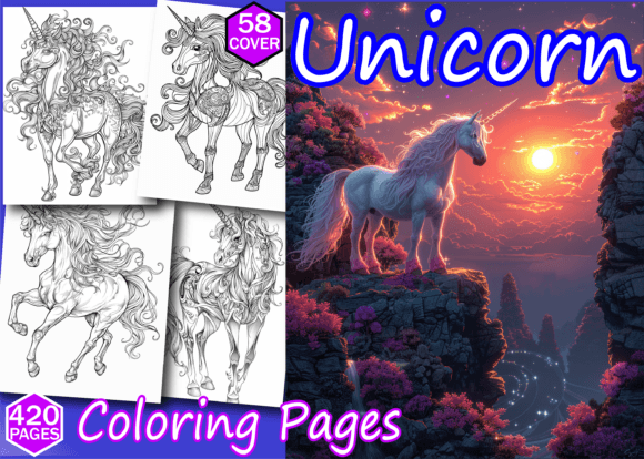 Download Unicorn Coloring Pages for Adults - Pages Collection