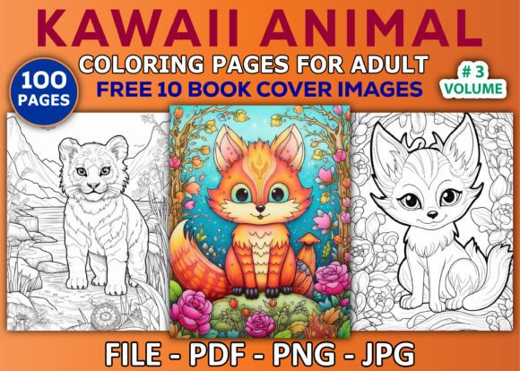 Download Kawaii Animal Coloring Pages for Adults - Pages Collection