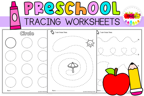 Download Preschool Line, Shape Tracing Worksheets - Worksheets Collection