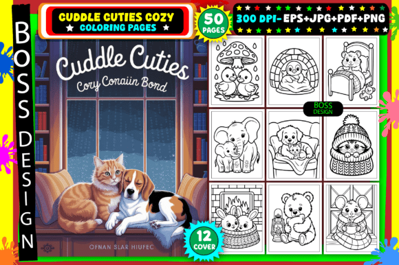 Download Cuddle Cuties Cozy Coloring Pages - Pages Collection
