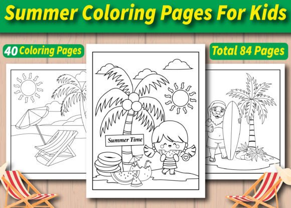 Download Summer Coloring Pages for Kids - Pages Collection