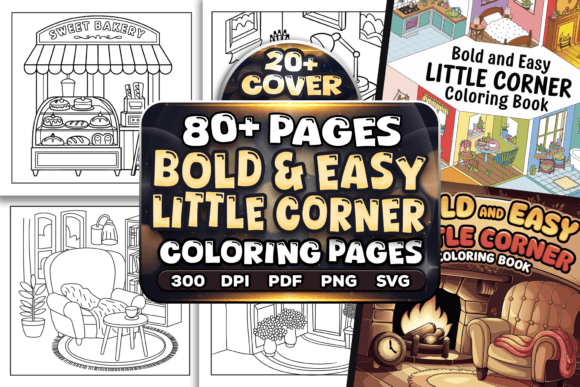 Download Bold Easy Little Corner Coloring Pages - Pages Collection