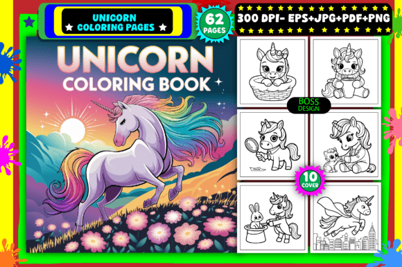 Download Unicorn Coloring Pages for Adults - Pages Collection