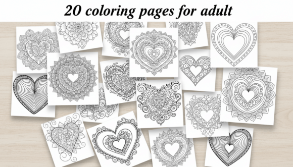 Download 20 Adult Coloring Pages PDF Book - Pages Collection