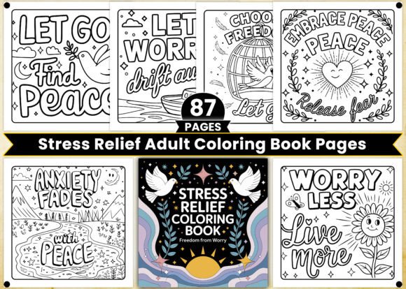 Download Stress Relief Adult Coloring Book Pages - Pages Collection