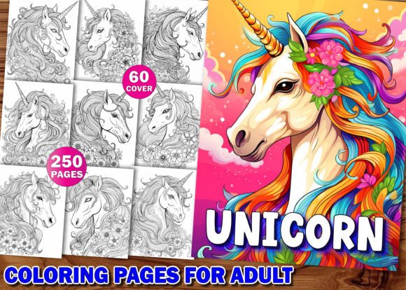 Download 250 Unicorn Coloring Pages for Adults - Pages Collection