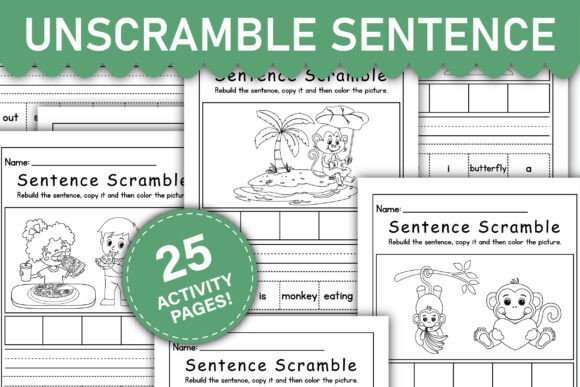 Download Unscramble Sentence Writing Worksheets - Worksheets Collection