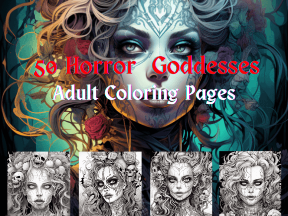 Download 50 Horror Goddesses Coloring Pages - Pages Collection