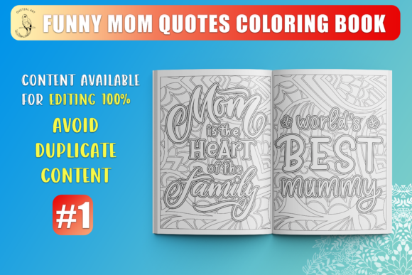 Download Mom Quote Coloring Pages Interior KDP - Pages Collection