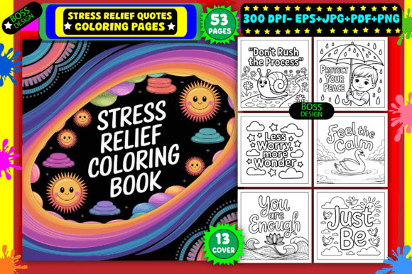 Download Stress Relief Quotes Coloring Pages - Pages Collection